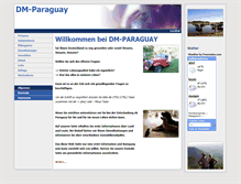 Tablet Screenshot of dm-paraguay.de